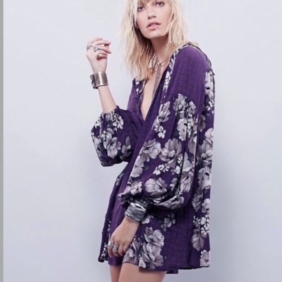 Free People Tops - NWOT Free People Sunset Boulevard Floral Romper